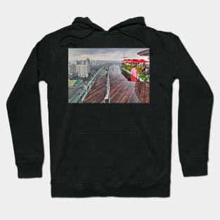 Singapore SkyPark in Rain Hoodie